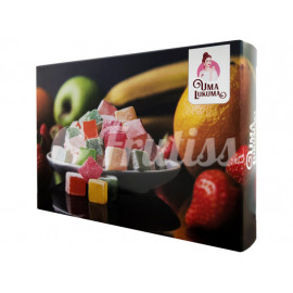 Лукум "Ассорти фруктовое" кубики 250 гр.
